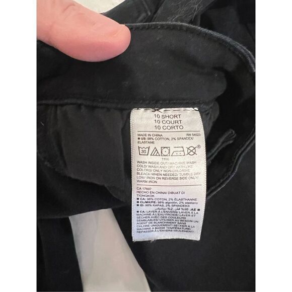 Old Navy Pop Rockstar mid-rise Black Jeans with distressing - Picture 6 of 9